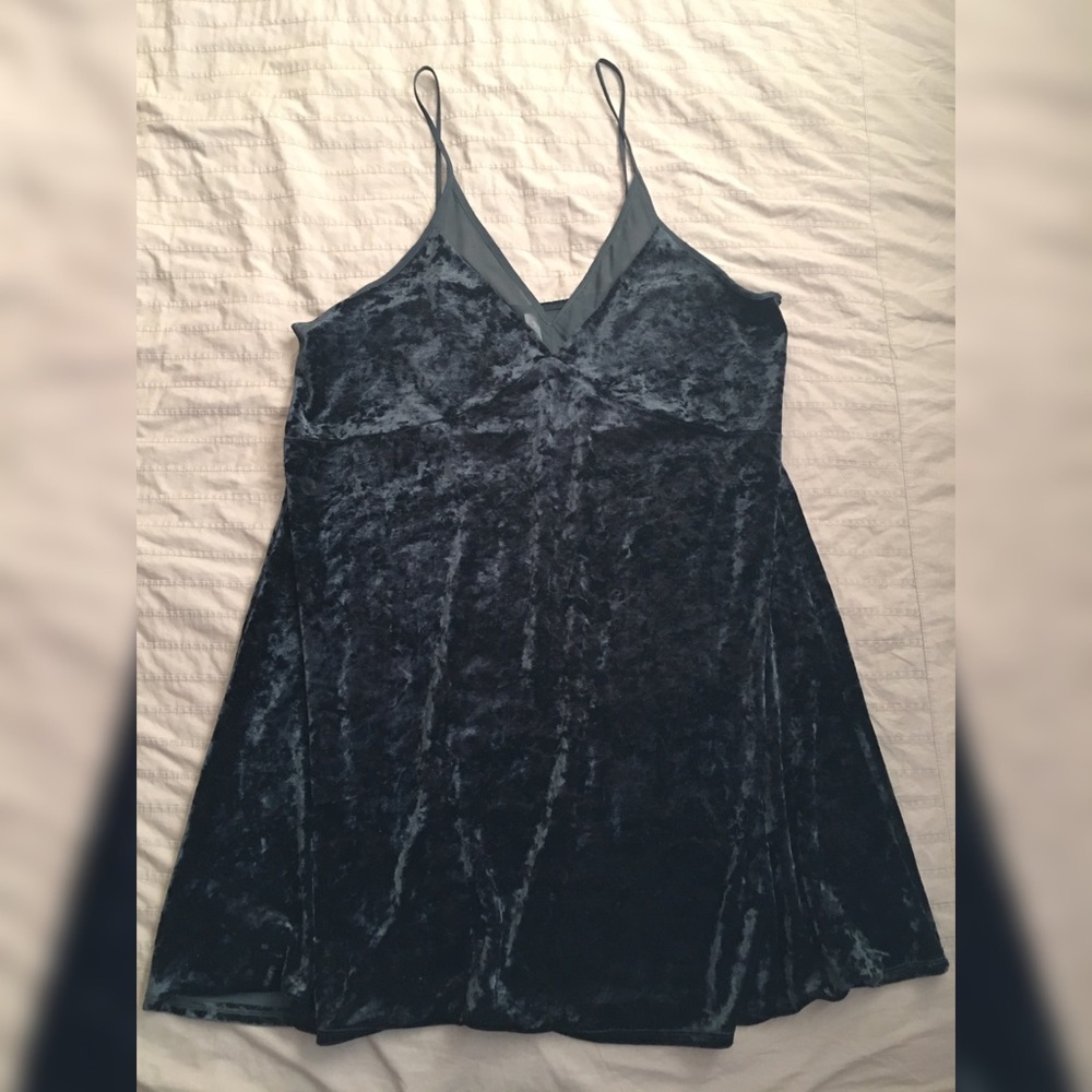 Crushed Velvet Dress
